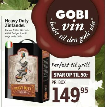 SPAR Heavy Duty Zinfandel tilbud