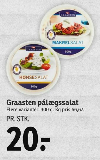 SPAR Graasten pålægssalat tilbud