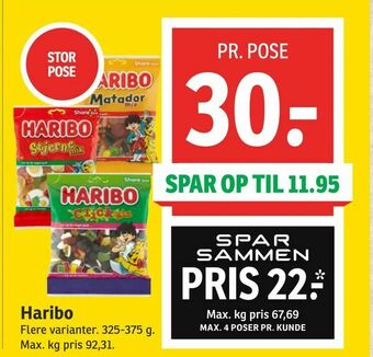 SPAR Haribo tilbud