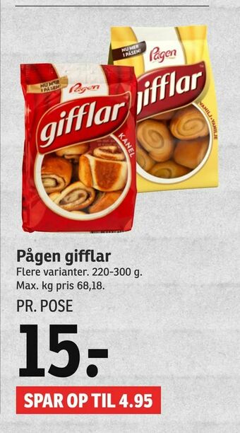 Pågen gifflar
