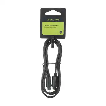 Expert Eletra optisk kabel 1m sort tilbud