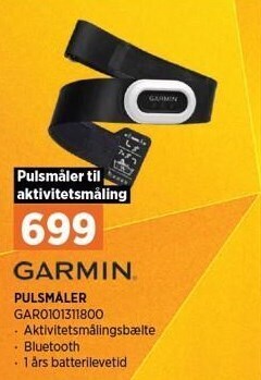 Power Garmin pulsmåler tilbud