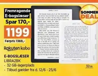 Rakuten kobo e-bogslæser