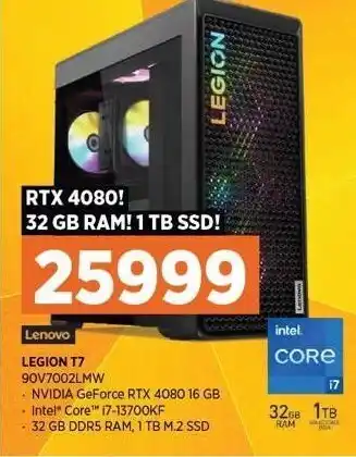 Power Lenovo legion t7 tilbud