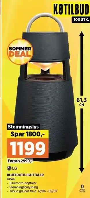 Power Lg bluetooth-højttaler tilbud