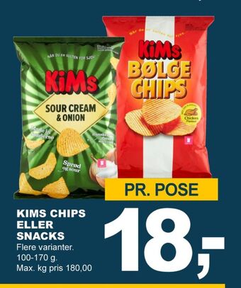 Let-Køb Kims chips tilbud
