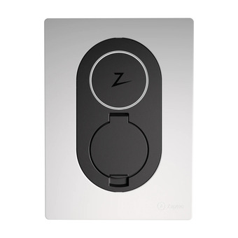 Power Zaptec go ladestations frontpanel, cloud white tilbud