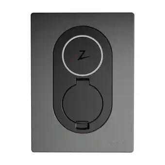 Zaptec go ladestations frontpanel, rock grey