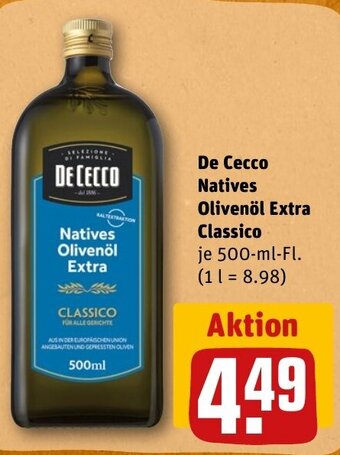 REWE DE De Cecco Natives Olivenöl Extra Classico tilbud