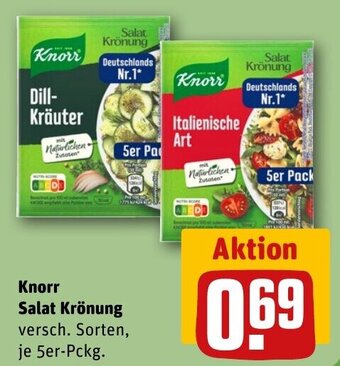 REWE DE Knorr Salat Krönung tilbud