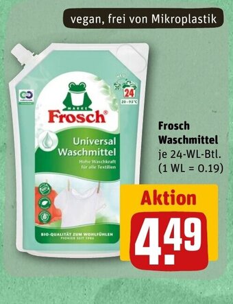 REWE DE Frosch Waschmittel tilbud