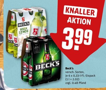 REWE DE Beck's tilbud