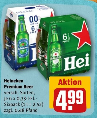 REWE DE Heineken Premium Beer tilbud