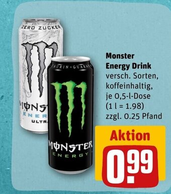 REWE DE Monster Energy Drink tilbud
