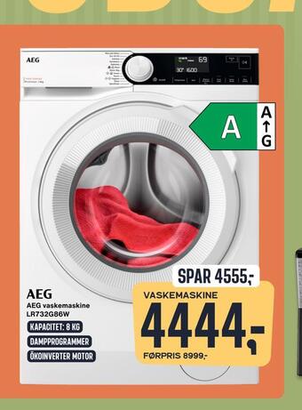 Skousen Aeg vaskemaskine lr732g86w tilbud