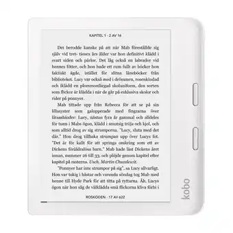 Kobo libra 2 7 e-bogslæser hvid