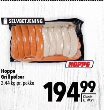 Citti Hoppe grillpølser 2,44 kg tilbud