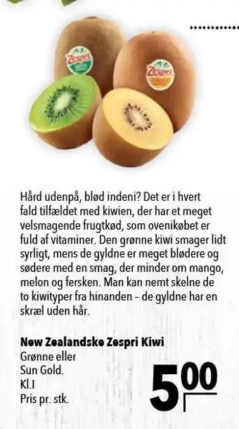 Citti New zealandske zespri kiwi pr stk tilbud