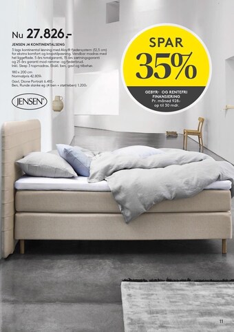 SengeSpecialisten Jensen j4 kontinentalseng tilbud