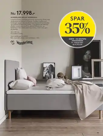 SengeSpecialisten Wonderland melody boks tilbud