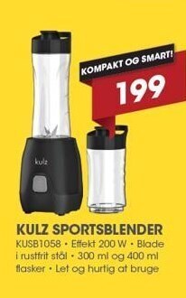 Punkt1 Kulz sportsblender tilbud