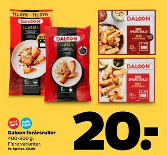 Netto Daloon forårsruller tilbud
