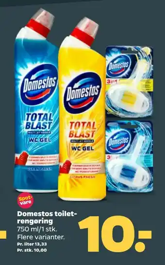 Domestos toilet rengøring