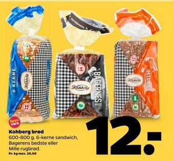 Netto Kohberg brød tilbud