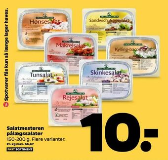 Netto Salatmesteren pålægssalater tilbud