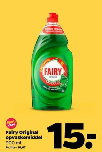 Netto Fairy Original opvaskemiddel tilbud