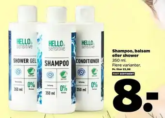 Netto Shampoo, balsam eller shower tilbud