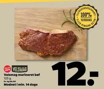 Netto Velsmag marineret bøf tilbud