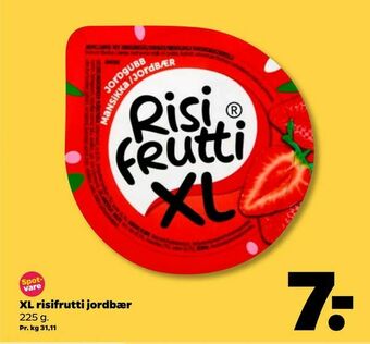 Netto XL risifrutti jordbær tilbud