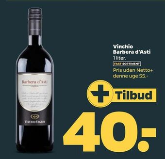 Netto Vinchio Barbera d'Asti tilbud