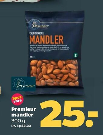 Netto Premieur mandler tilbud