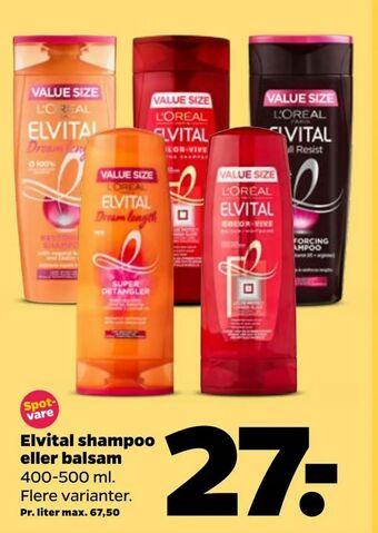 Elvital shampoo eller balsam