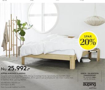 SENG Auping auronde planseng tilbud