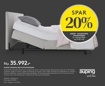 SENG Auping original box elevationsseng tilbud