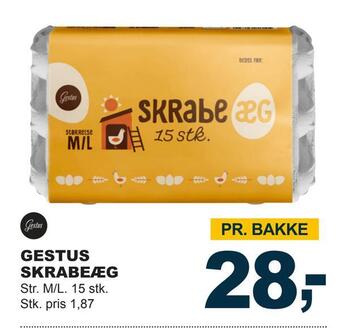 Let-Køb Gestus skrabeæg tilbud