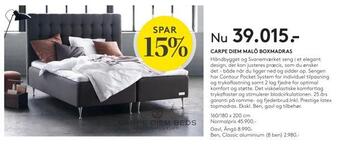 SENG Carpe diem malö boxmadras tilbud