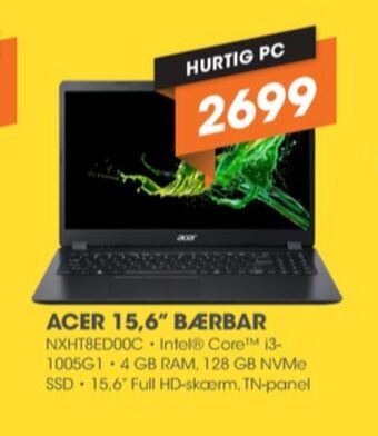 Expert Acer bærbar pc tilbud