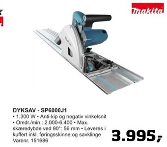 Bygma DYKSAV - SP6000J1 tilbud