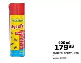 Bygma MYREFRI SPRAY - KTB tilbud