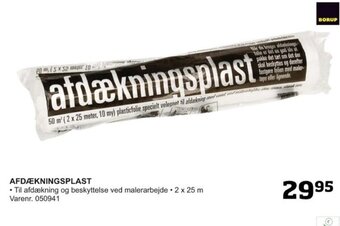 AFDÆKNINGSPLAST