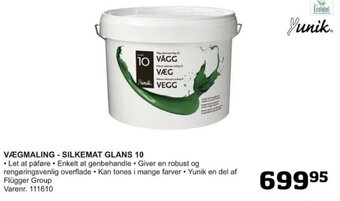 Bygma VÆGMALING - SILKEMAT GLANS 10 tilbud