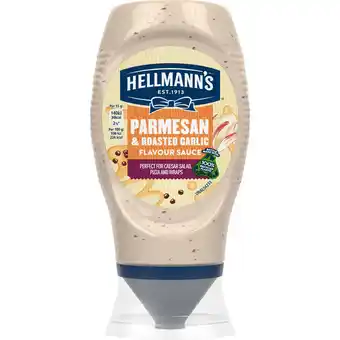 Motatos Hellmann's parmesan & roasted garlic tilbud