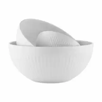 Imerco Eva trio legio nova skålsæt - 3 dele - 0,5/1,8/3,2 liter - porcelæn - hvid tilbud
