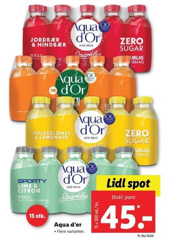 Lidl Aqua d'or tilbud