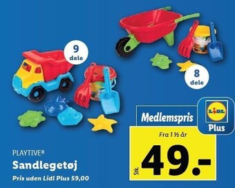 Lidl Playtive sandlegetøj tilbud