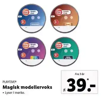 Lidl Playtive magisk modellervoks tilbud